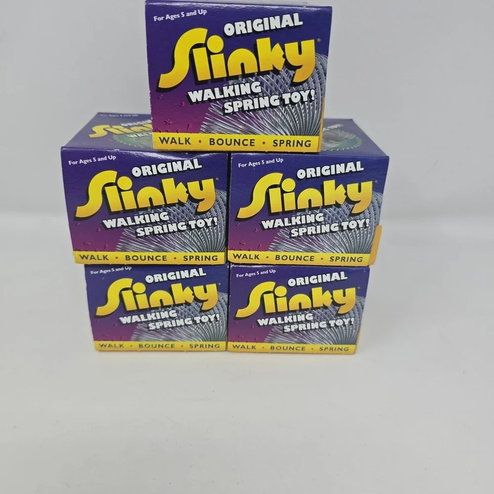 Slinky 2004 Original new in original sealed box lot of 5 great stocking stuffer!